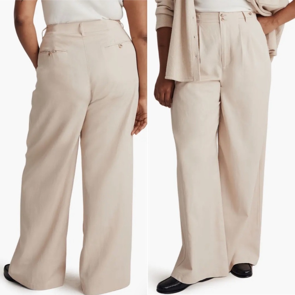Madewell Harlow Wide Leg Pants Size 0P - Harvest Moon - Picture 13 of 13